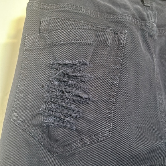 Helmut Lang Blue Ripped Cotton Pans Size 31x32 GREAT CONDTION - Picture 12 of 16